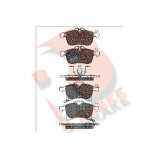 RB1592 R BRAKE Комплект тормозных колодок, дисковый тормоз