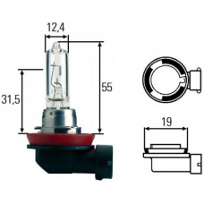 8GH 008 357-151 HELLA Лампа накаливания, основная фара