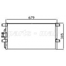 PXNCX-081T Parts mall Конденсатор, кондиционер