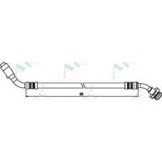 HOS3496 APEC Тормозной шланг