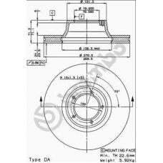 09.2943.10 BREMBO Тормозной диск