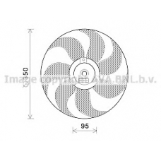 VW7511 Prasco Вентилятор, охлаждение двигателя