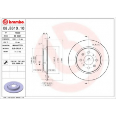 BS 6021 BRECO Тормозной диск