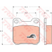 GDB1302 TRW Комплект тормозных колодок, дисковый тормоз