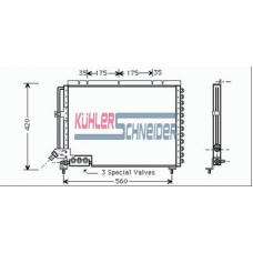 3321401 KUHLER SCHNEIDER Конденсатор, кондиционер