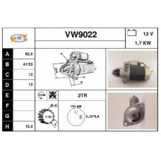 VW9022 SNRA Стартер