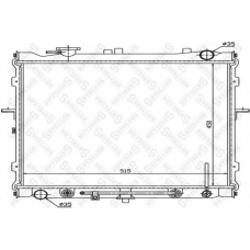 10-25390-SX STELLOX Радиатор, охлаждение двигателя