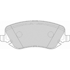 FD6932A NECTO Комплект тормозных колодок, дисковый тормоз