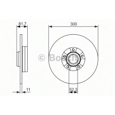 0 986 479 780 BOSCH Тормозной диск