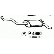 P4990 FENNO Глушитель выхлопных газов конечный