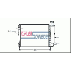 1503601 KUHLER SCHNEIDER Радиатор, охлаждение двигател