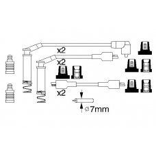 0 986 357 125 BOSCH Комплект проводов зажигания