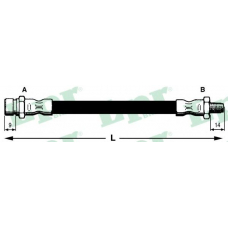 6T46855 LPR Тормозной шланг