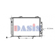 120780N AKS DASIS Радиатор, охлаждение двигателя