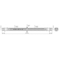 VBJ313 MOTAQUIP Тормозной шланг