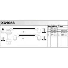 XC1058 QUINTON HAZELL Комплект проводов зажигания