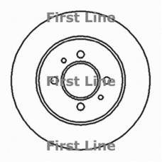 FBD878 FIRST LINE Тормозной диск