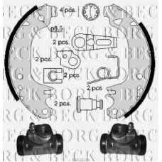 BBS1020K BORG & BECK Комплект тормозных колодок