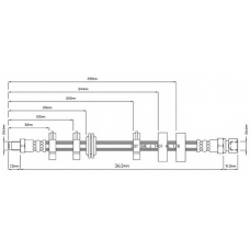 VBH681 MOTAQUIP Тормозной шланг