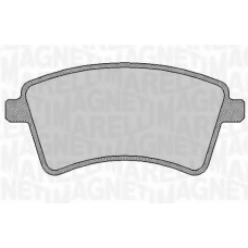 363916060661 MAGNETI MARELLI Комплект тормозных колодок, дисковый тормоз