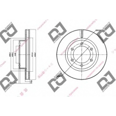 BD1444 DJ PARTS Тормозной диск