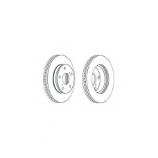 DDF1782C FERODO Тормозной диск