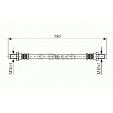 1 987 481 203 BOSCH Тормозной шланг