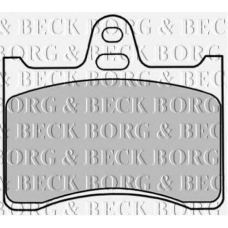 BBP1277 BORG & BECK Комплект тормозных колодок, дисковый тормоз