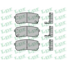 05P1450 LPR Комплект тормозных колодок, дисковый тормоз