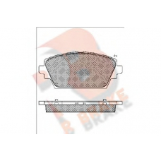 RB1581 R BRAKE Комплект тормозных колодок, дисковый тормоз