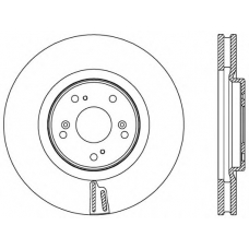 BDR2555.20 OPEN PARTS Тормозной диск