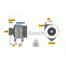 0 986 080 210 BOSCH Генератор