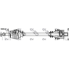 250300 GSP Приводной вал