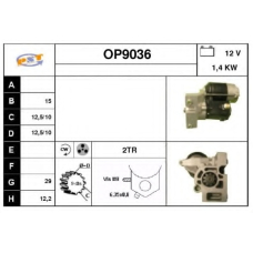 OP9036 SNRA Стартер