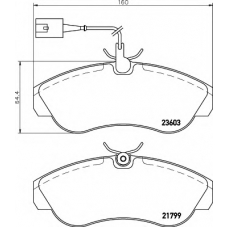 N-566 COBREQ Комплект тормозных колодок, дисковый тормоз