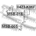 MSB-005 FEBEST Опора, стабилизатор