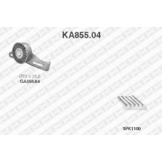 KA855.04 SNR Поликлиновой ременный комплект