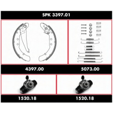 SPK 3397.01 ROADHOUSE Комплект тормозов, барабанный тормозной механизм