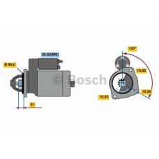 0 001 263 006 BOSCH Стартер