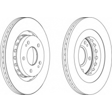 DDF1642-1 FERODO Тормозной диск