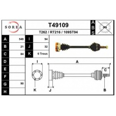 T49109 EAI Приводной вал