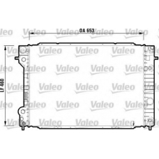 731843 VALEO Радиатор, охлаждение двигателя