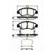 8110 40011 TRISCAN Комплект тормозных колодок, дисковый тормоз