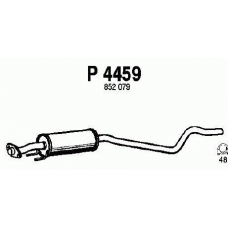 P4459 FENNO Средний глушитель выхлопных газов