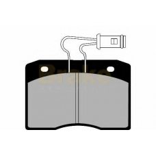 PA507 BRAKE ENGINEERING Комплект тормозных колодок, дисковый тормоз