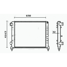 RM0592 EQUAL QUALITY Радиатор, охлаждение двигателя