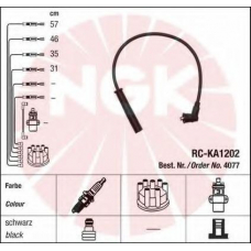 4077 NGK Комплект проводов зажигания