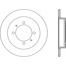 BDR1735.10 OPEN PARTS Тормозной диск