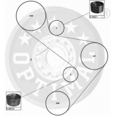 SK-1035 OPTIMAL Комплект ремня грм