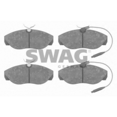 62 91 6240 SWAG Комплект тормозных колодок, дисковый тормоз